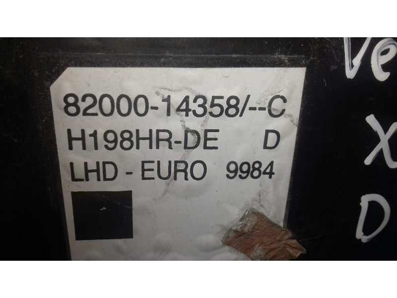 Recambio de faro derecho para renault vel satis (bj0) grand confort referencia OEM IAM 8200014358C H198HR 9984
