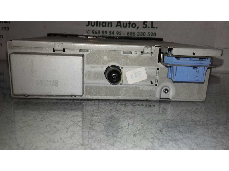 Recambio de sistema audio / radio cd para peugeot 307 cc (s1) 2.0 referencia OEM IAM 7607769050 BP905049662750 BLAUPUNKT