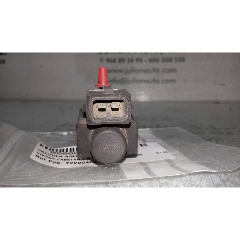 Recambio de valvula aire adicional para nissan cabstar e basculante tl 110.35 referencia OEM IAM 72220400  2 PINES