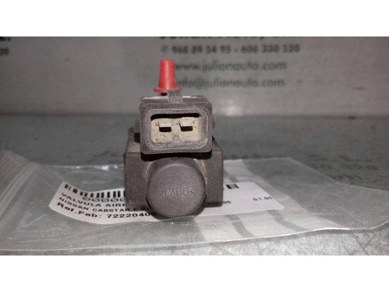 Recambio de valvula aire adicional para nissan cabstar e basculante tl 110.35 referencia OEM IAM 72220400  2 PINES
