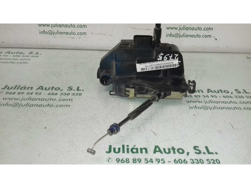 Recambio de cerradura puerta delantera derecha para peugeot 307 cc (s1) 2.0 referencia OEM IAM  4 PINES NEGRO