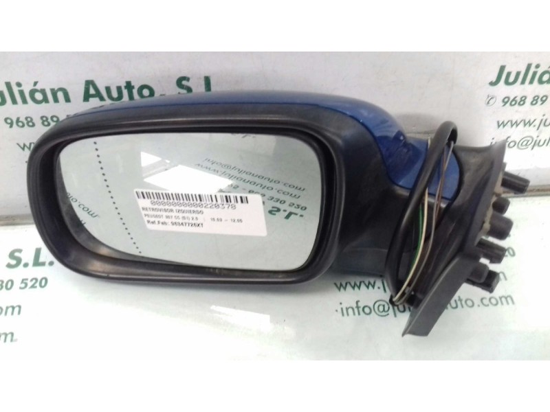 Recambio de retrovisor izquierdo para peugeot 307 cc (s1) 2.0 referencia OEM IAM 96347726XT PP915070 ELECTRICO