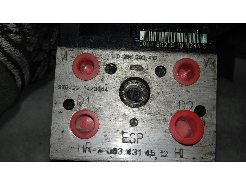 Recambio de abs para mercedes-benz clase a (w168) 160 (168.033) referencia OEM IAM A0034314512 0043992951033445 