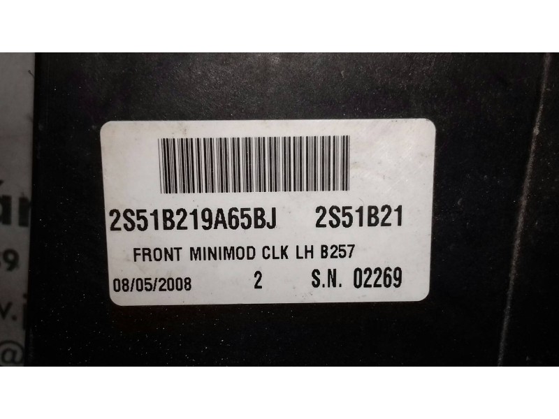 Recambio de cerradura puerta delantera izquierda para ford fiesta (cbk) ambiente referencia OEM IAM 2S51B219A65BJ 2S51B21 ELECTR