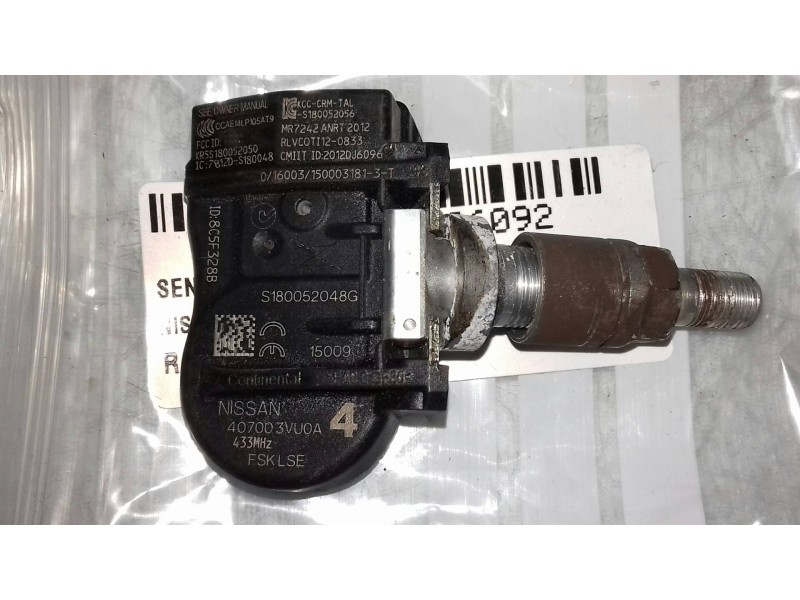 Recambio de sensor presion para nissan qashqai (j10) tekna referencia OEM IAM S180052048G 407003VUOA 