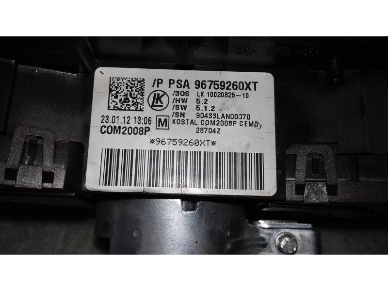 Recambio de mando luces para peugeot 508 access referencia OEM IAM 96759260XT 28704Z COM2008