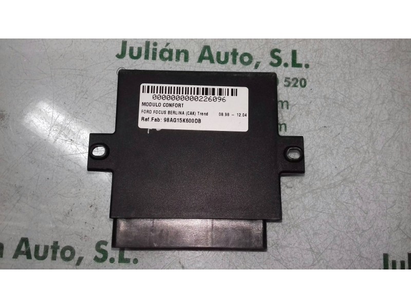Recambio de modulo confort para ford focus berlina (cak) trend referencia OEM IAM 98AG15K600DB 5WK47230B SIEMENS