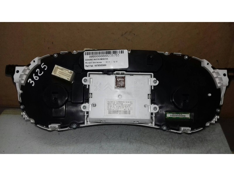 Recambio de cuadro instrumentos para peugeot 508 access referencia OEM IAM 9678565980 5550030702 9800420280