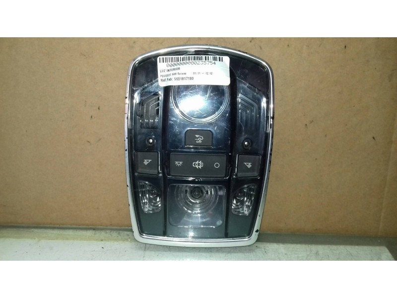 Recambio de luz interior para peugeot 508 access referencia OEM IAM 9651817180 968848N0033 54XT002052