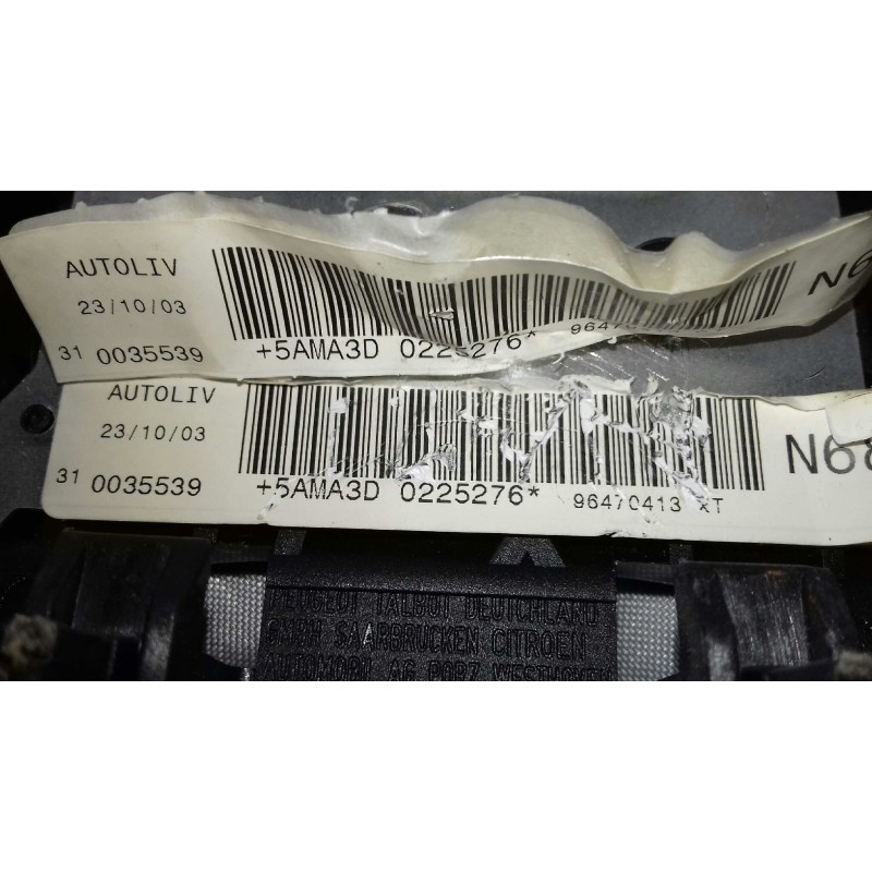 Recambio de airbag delantero izquierdo para citroen xsara picasso 2.0 hdi sx referencia OEM IAM 96470413XT 0035539 