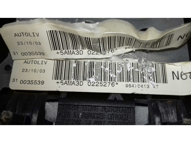 Recambio de airbag delantero izquierdo para citroen xsara picasso 2.0 hdi sx referencia OEM IAM 96470413XT 0035539 