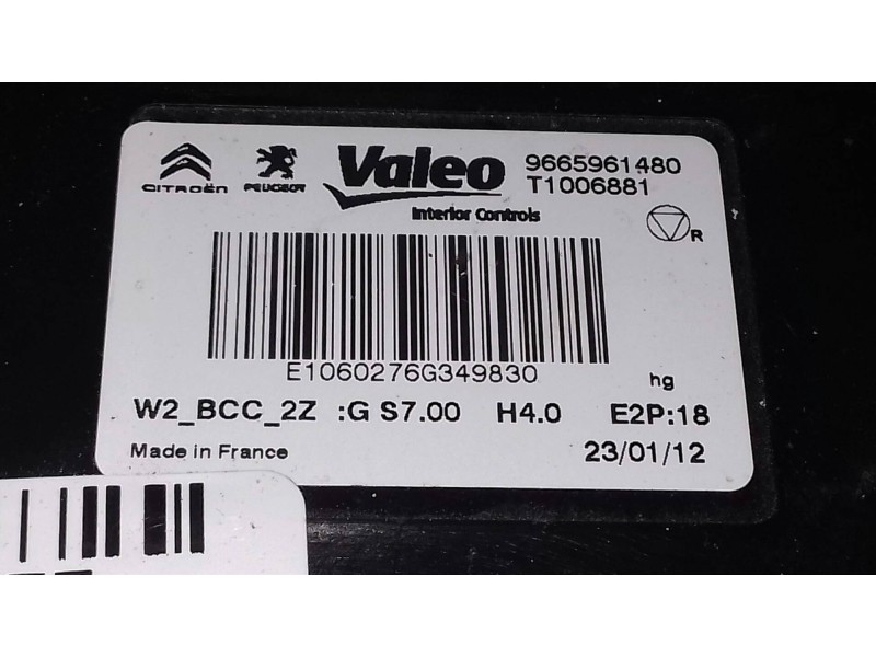 Recambio de modulo electronico para peugeot 508 access referencia OEM IAM 9665961480 T1006881 VALEO