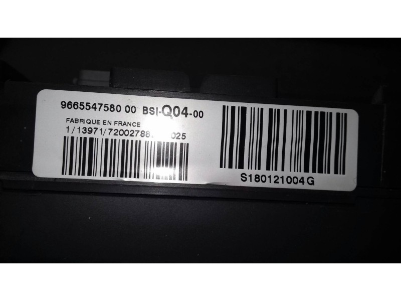 Recambio de caja reles / fusibles para peugeot 508 access referencia OEM IAM 966554758000 BSI Q04 00 CONTINENTAL