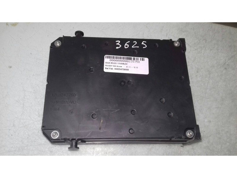 Recambio de caja reles / fusibles para peugeot 508 access referencia OEM IAM 966554758000 BSI Q04 00 CONTINENTAL