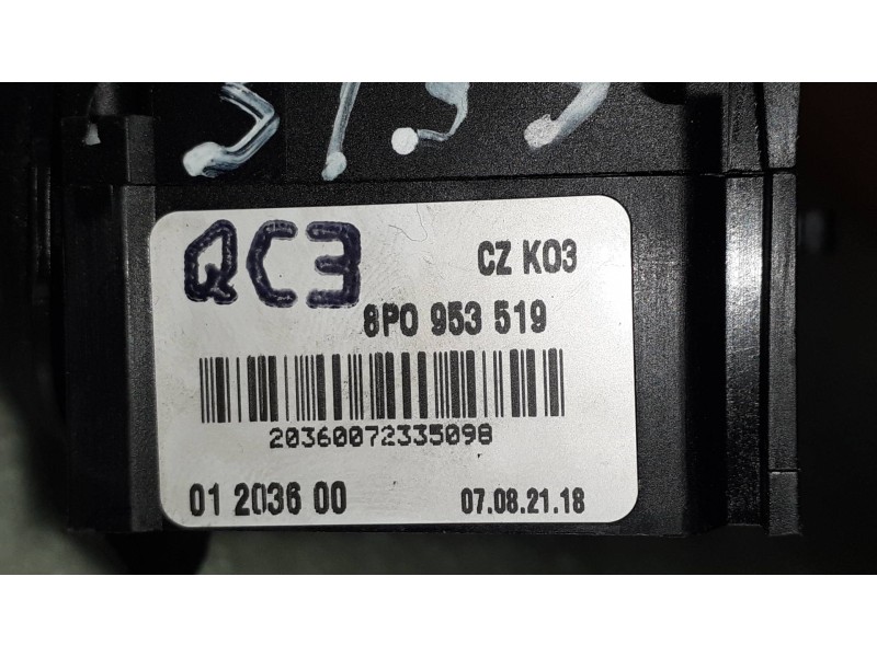 Recambio de mando limpia para audi a3 (8p) 1.9 tdi e limited edition referencia OEM IAM 8P0953519  