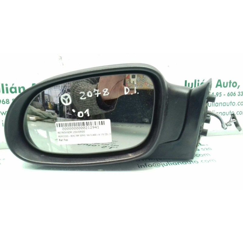 Recambio de retrovisor izquierdo para mercedes-benz clase a (w168) 170 cdi (168.009) referencia OEM IAM   ELECTRICO