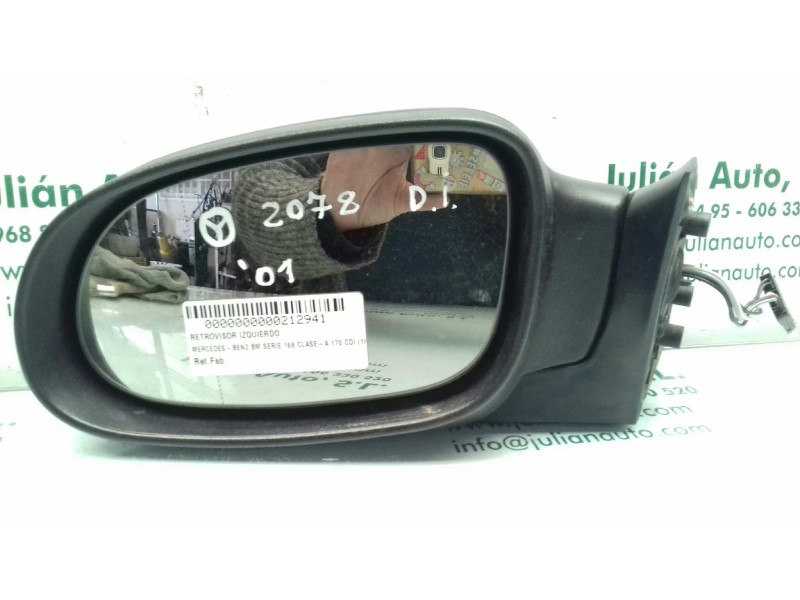 Recambio de retrovisor izquierdo para mercedes-benz clase a (w168) 170 cdi (168.009) referencia OEM IAM   ELECTRICO
