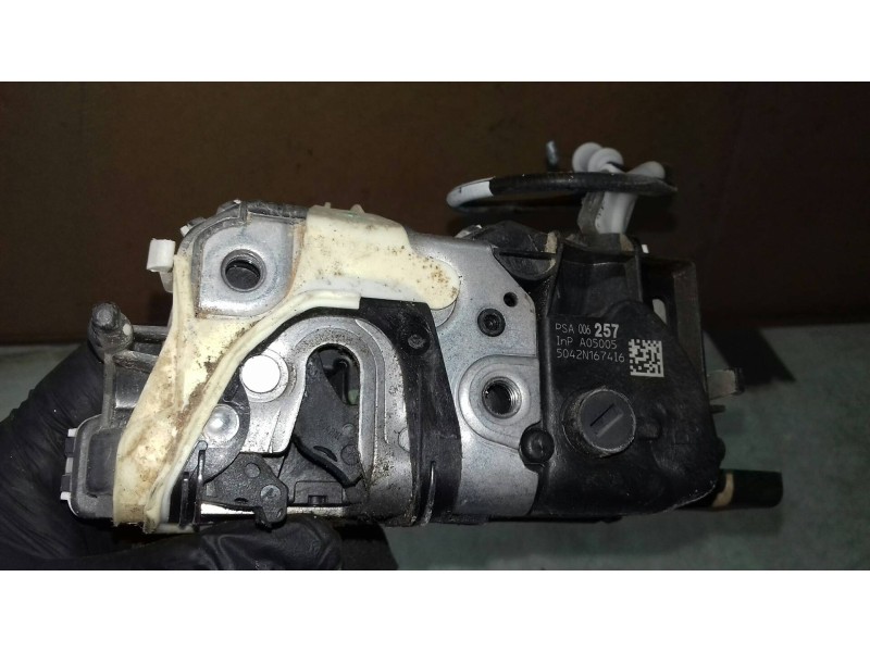 Recambio de cerradura puerta delantera derecha para peugeot 508 access referencia OEM IAM PSA006257 5042N1674I6 