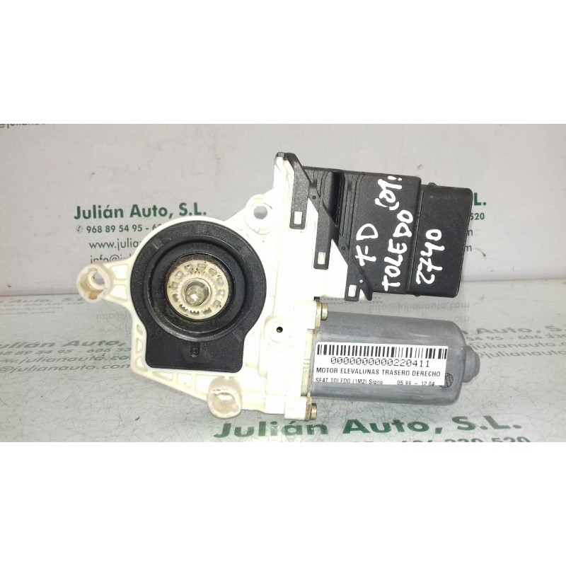 Recambio de motor elevalunas trasero derecho para seat toledo (1m2) signo referencia OEM IAM 1J4959812C 101482202 