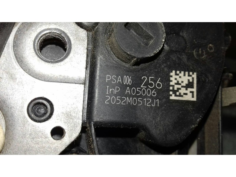 Recambio de cerradura puerta delantera izquierda para peugeot 508 access referencia OEM IAM PSA006256 2052M0512J1 A03860