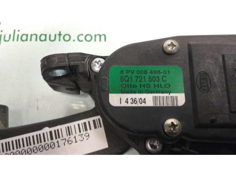 Recambio de potenciometro pedal para seat ibiza (6l1) cool referencia OEM IAM 6Q1721503C 6PV00849601 
