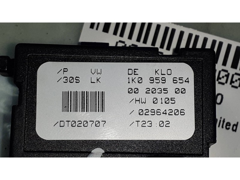 Recambio de modulo electronico para audi a3 (8p) 1.9 tdi e limited edition referencia OEM IAM 1KO959654 00203500 