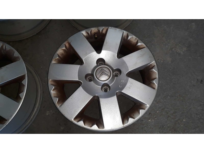 Recambio de llanta para citroen c2 collection referencia OEM IAM 7732C1 6J X 15 4 LLANTAS ALUMINIO