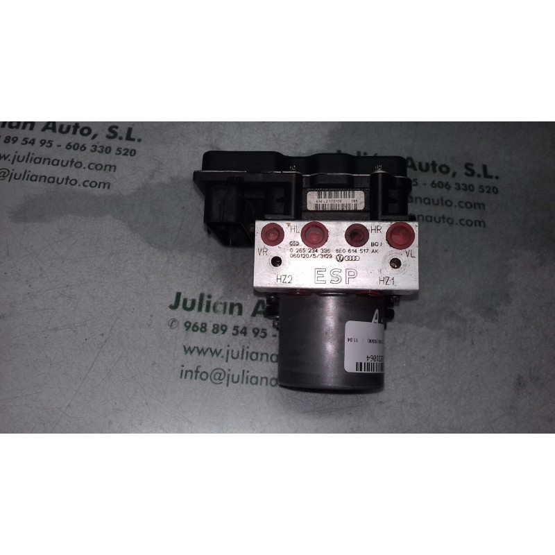 Recambio de abs para audi a4 berlina (8e) 2.0 tdi 16v (103kw) referencia OEM IAM 0265234336 8E0614517AK 0265950474