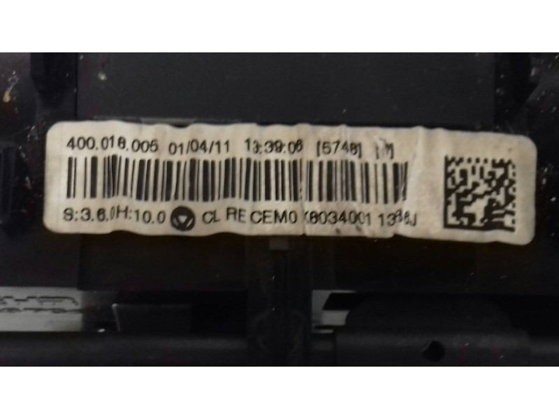 Recambio de mando calefaccion / aire acondicionado para citroen c3 attraction referencia OEM IAM 400018005 X80340031 