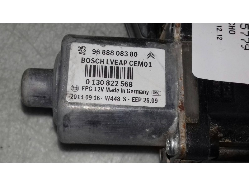 Recambio de elevalunas trasero derecho para peugeot 508 access referencia OEM IAM 9688808380 0130822568 ELECTRICO