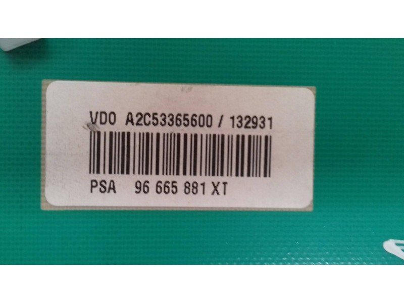 Recambio de cuadro instrumentos para citroen c3 attraction referencia OEM IAM 96665881XT A2C53385740 A2C53365600