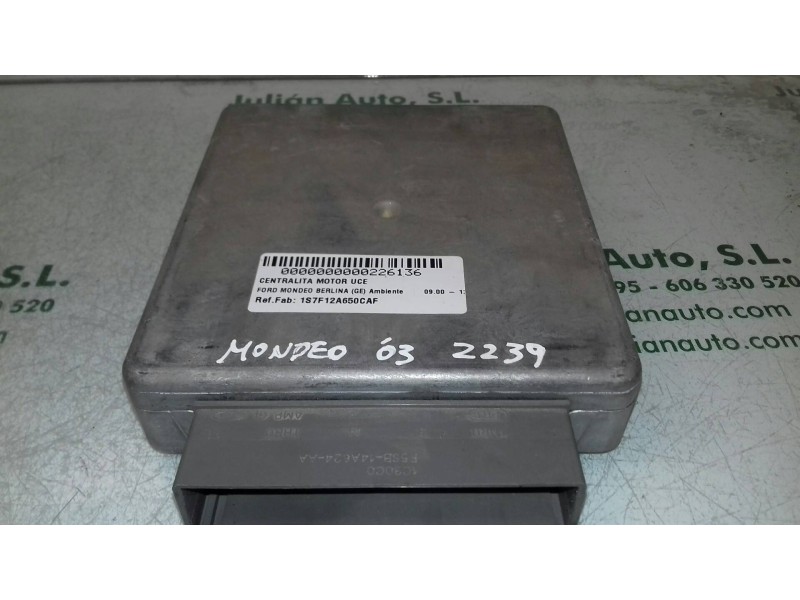 Recambio de centralita motor uce para ford mondeo berlina (ge) ambiente referencia OEM IAM 1S7F12A650CAF 100287 EQSO