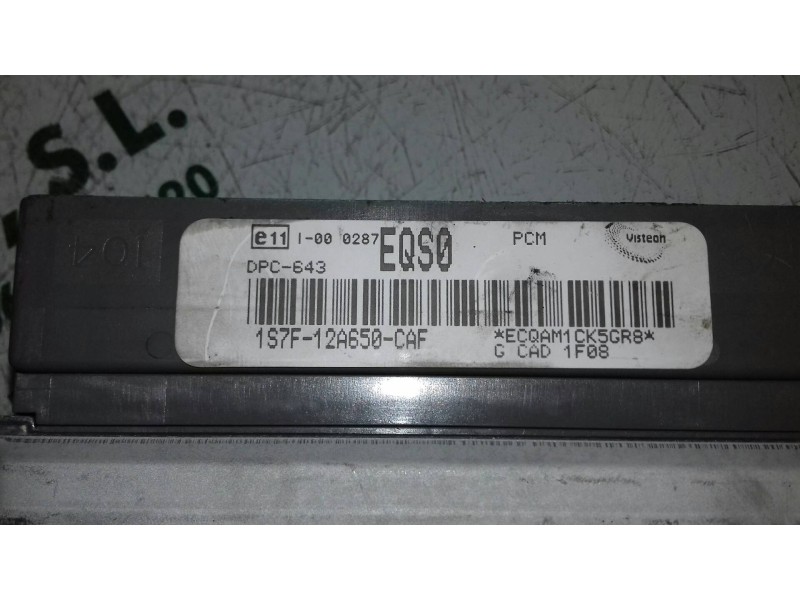 Recambio de centralita motor uce para ford mondeo berlina (ge) ambiente referencia OEM IAM 1S7F12A650CAF 100287 EQSO