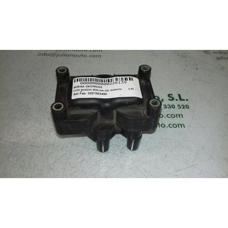 Recambio de bobina encendido para ford mondeo berlina (ge) ambiente referencia OEM IAM 0221503490 BOSCH 3 PINES