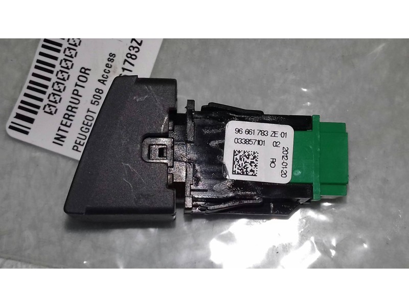Recambio de interruptor para peugeot 508 access referencia OEM IAM 96661783ZE CONECTOR 6 PINES CIERRE CENTRALIZADO