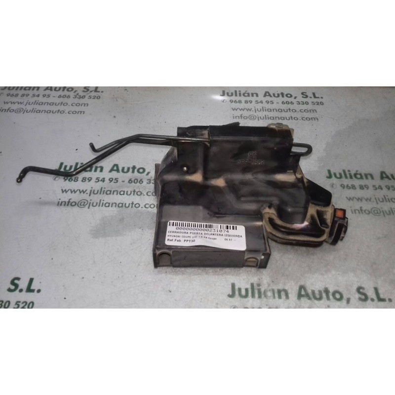 Recambio de cerradura puerta delantera izquierda para hyundai coupe (j2) 1.6 fx coupe referencia OEM IAM PPT30  ELECTRICA