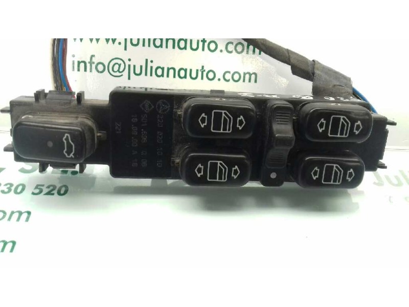 Recambio de mando elevalunas delantero izquierdo para mercedes-benz clase s (w220) berlina referencia OEM IAM 2208201010 501698 