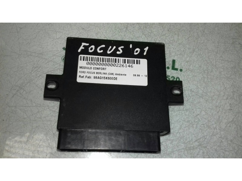 Recambio de modulo confort para ford focus berlina (cak) ambiente referencia OEM IAM 98AG15K600DE 5WK48823 SIEMENS