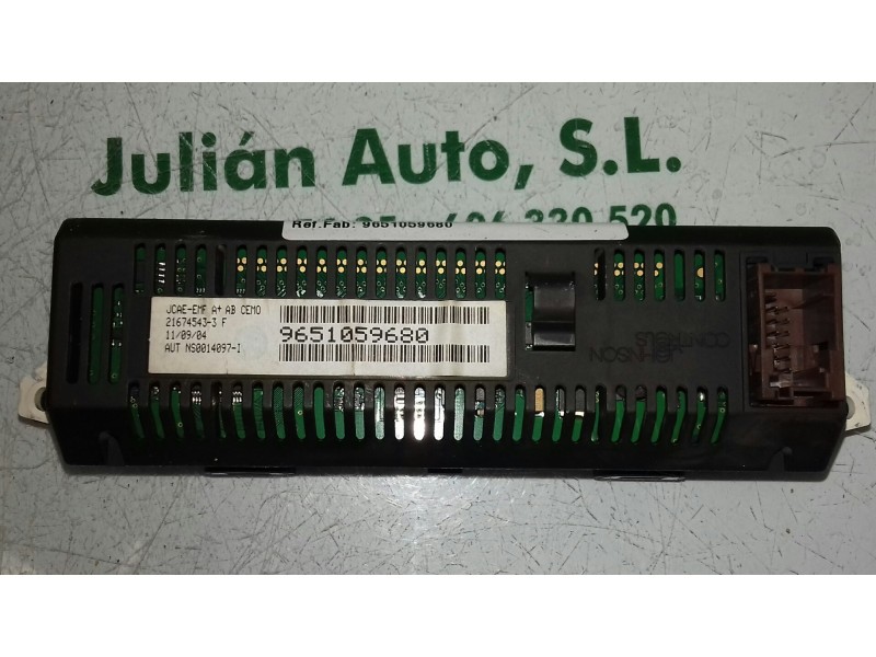 Recambio de pantalla multifuncion para citroen c5 berlina premier (e) referencia OEM IAM 9651059680  