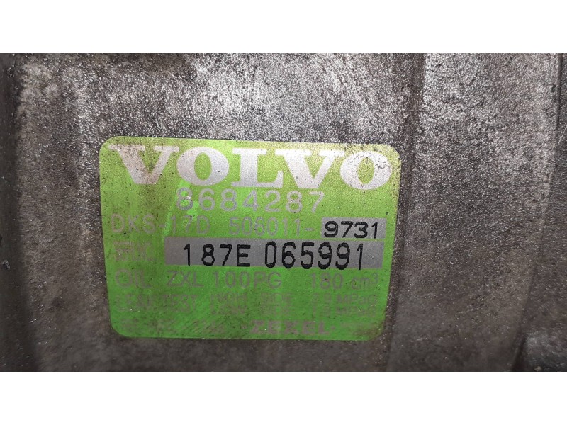 Recambio de compresor aire acondicionado para volvo s60 berlina 2.4 d referencia OEM IAM 8684287 5060119731 8708581