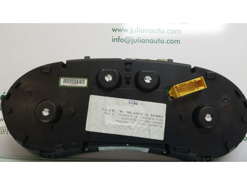 Recambio de cuadro instrumentos para peugeot 308 cc (2009) sport pack referencia OEM IAM 9664377180 503001556402 0113900554