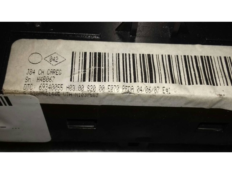 Recambio de mando climatizador para renault scenic ii authentique referencia OEM IAM 8200501465  