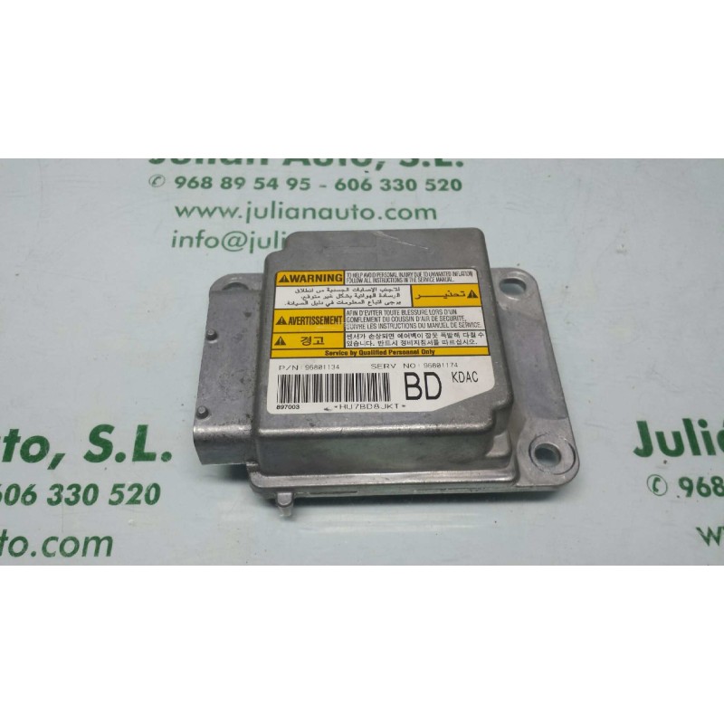 Recambio de centralita airbag para chevrolet matiz s referencia OEM IAM 96801134 96801174 BD-KDAC