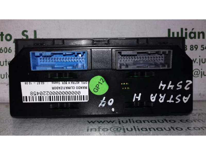 Recambio de mando climatizador para opel astra h ber. cosmo referencia OEM IAM 13261826 90151312 