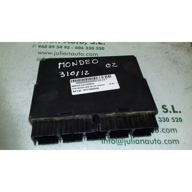 Recambio de modulo electronico para ford mondeo berlina (ge) ambiente referencia OEM IAM 1S7T15K600GA 5WK48731A SIEMENS