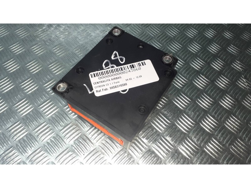 Recambio de centralita airbag para citroen c3 1.1 furio referencia OEM IAM 9658316580  28933302