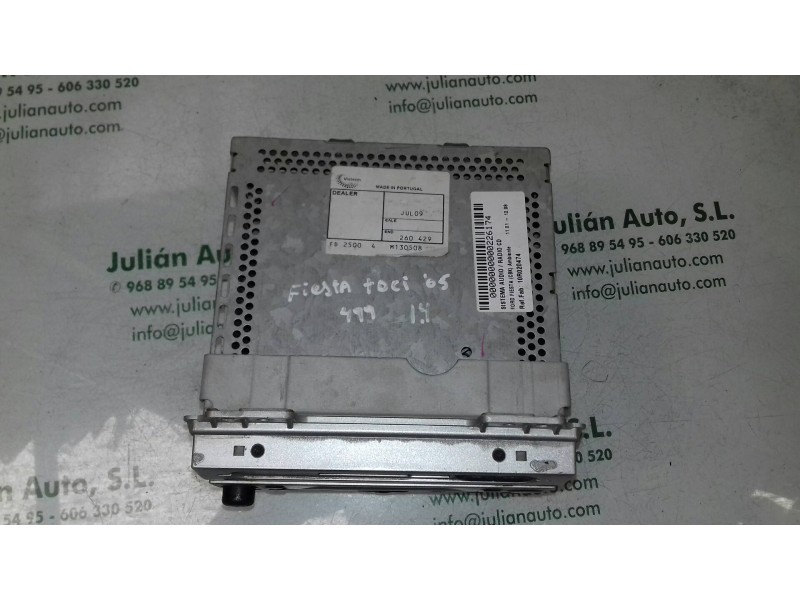 Recambio de sistema audio / radio cd para ford fiesta (cbk) ambiente referencia OEM IAM 10R020474  CODE RADIO 4744