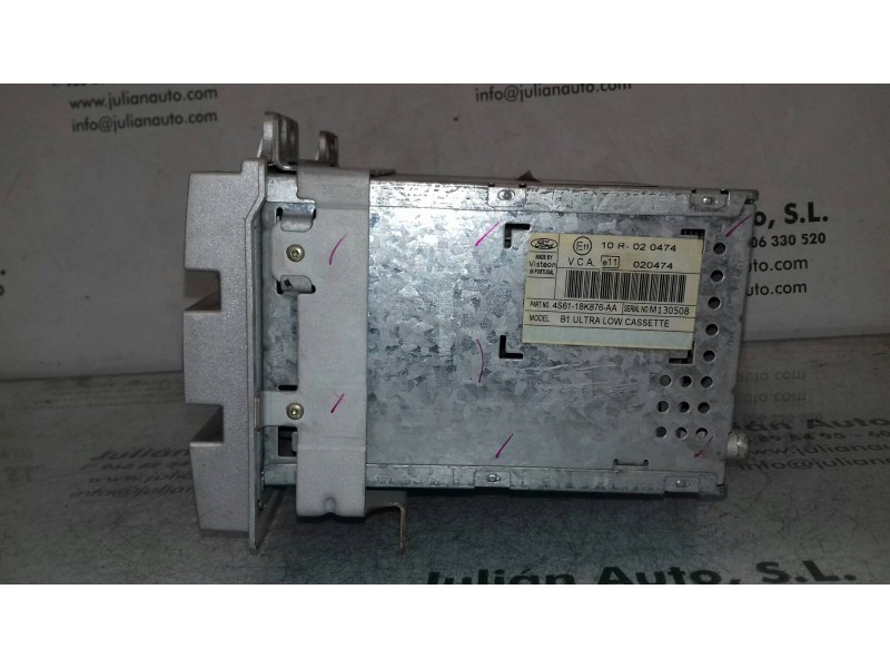 Recambio de sistema audio / radio cd para ford fiesta (cbk) ambiente referencia OEM IAM 10R020474  CODE RADIO 4744