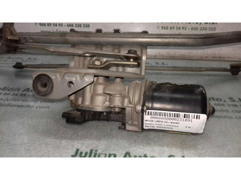 Recambio de motor limpia delantero para renault scenic ii authentique referencia OEM IAM 8200327016 5452311 VALEO