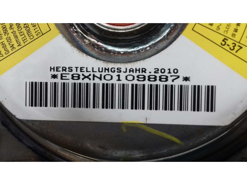 Recambio de airbag delantero izquierdo para peugeot 107 urban referencia OEM IAM 5ADA3N11829908 E8XN0109887 